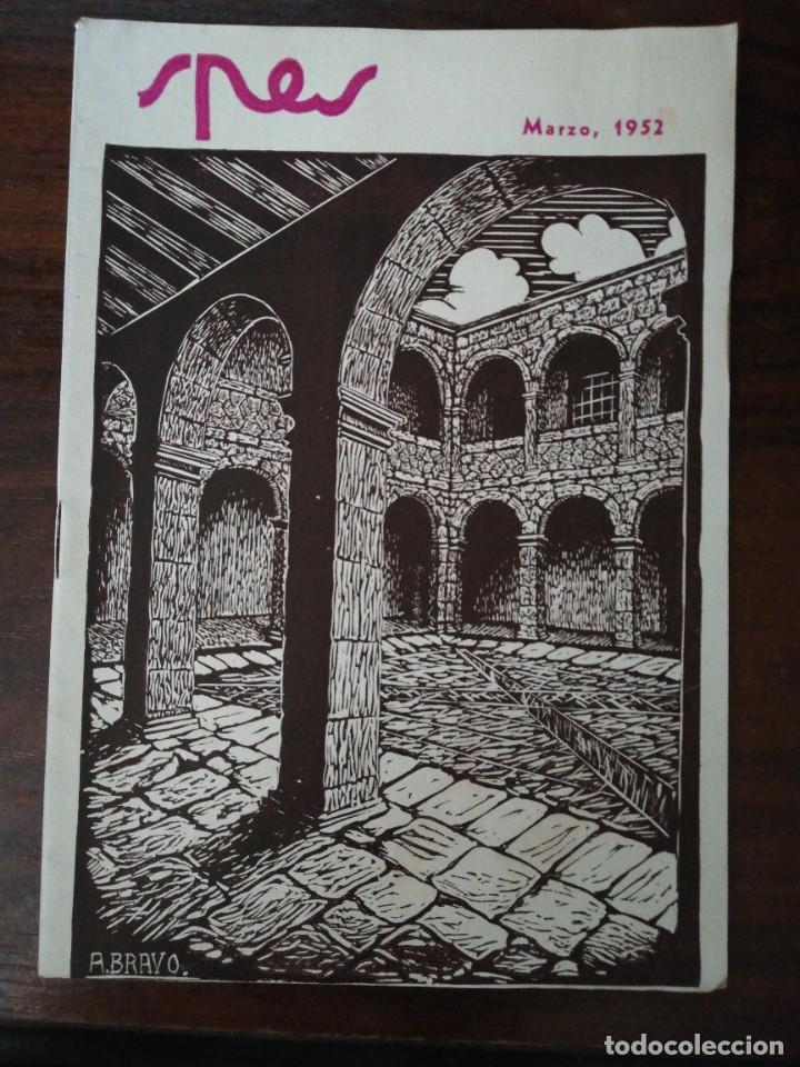 Coleccionismo de Revistas y Peri&oacute;dicos: SPES. REVISTA DE ACCI&Oacute;N CAT&Oacute;LICA. PONTEVEDRA. MARZO, 1952