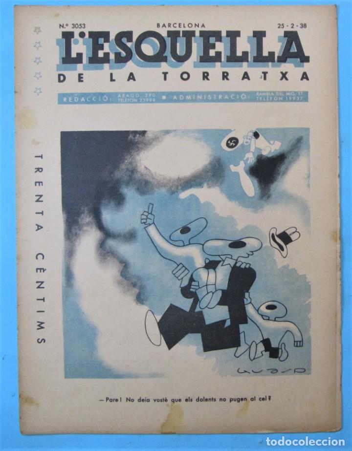 Sammeln von Zeitschriften und Zeitungen: L'ESQUELLA DE LA TORRATXA. N&ordm; 3053. 25 FEBRER 1938.