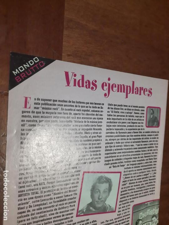 Collection Magazines and Newspapers: VIDAS EJEMPLARES. MONDO BRUTTO. P&Aacute;GINA EXTRAIDA DE REVISTA. GRAPA. BUEN ESTADO ESTE FORMATO