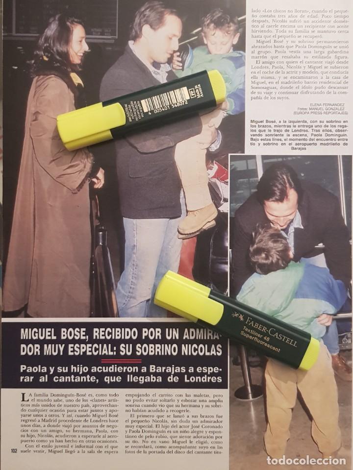 Coleccionismo de Revistas y Peri&oacute;dicos: Reportaje Miguel Bos&eacute; 19.03.1992