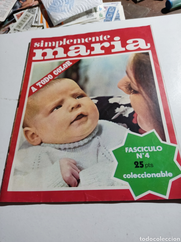 Coleccionismo de revistas y peri&oacute;dicos: Fasc&iacute;culo n4 simplemente Mar&iacute;a poster Raphael - Foto 1