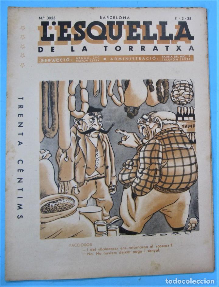 Sammeln von Zeitschriften und Zeitungen: L'ESQUELLA DE LA TORRATXA. N&ordm; 3055. 11 MAR&Ccedil; 1938.