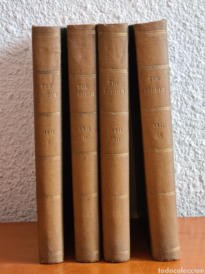Coleccionismo de Revistas y Peri&oacute;dicos: Antigua Revista The Studio Fine & Applied Art - A&ntilde;o 1911 Completo - Art D&eacute;co Nouveau Dise&ntilde;o