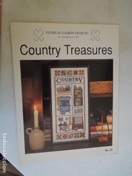 Collection Magazines and Newspapers: COUNTRY TREASURES - N&ordm; 23 - PATRICIA GSKIN - FOR COUNTED CROSS STITCH