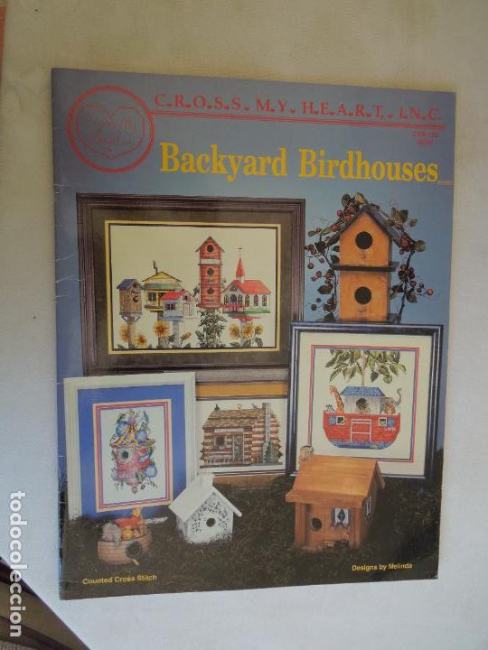 Collection Magazines and Newspapers: BACKYARD BIRDHOUSES - CROSS MY HEART INC - CSB 123 - 1995 - PUNTO DE CRUZ