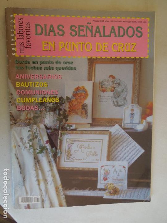 Collection Magazines and Newspapers: DIAS SE&Ntilde;ALADOS EN PUNTO DE CRUZ - REVISTA N&ordm; 11 - CON PATRONES