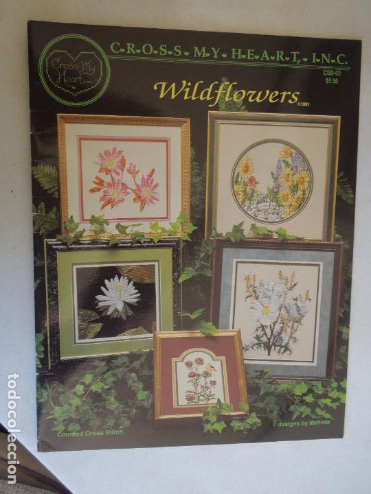 Collection Magazines and Newspapers: WILDFLOWERS - CROSS MY HEART INC - 1991 - CSB 62 - MELINDA - PUNTO DE CRUZ