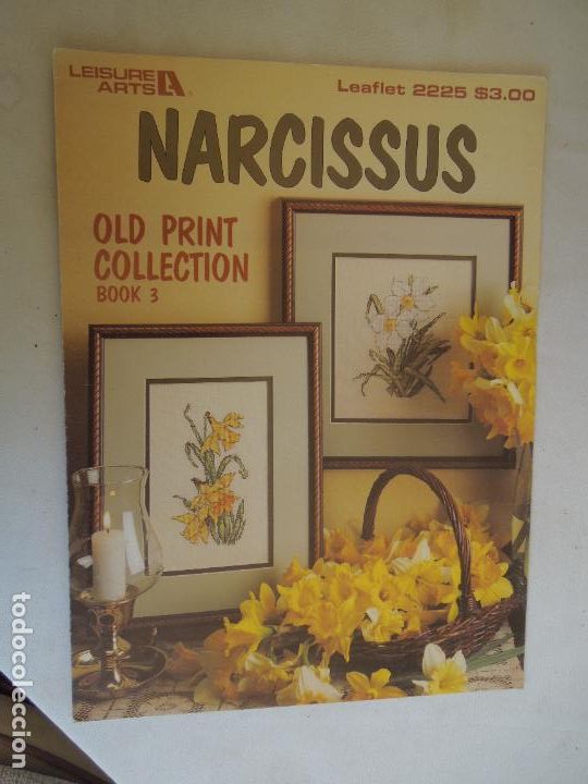 Collection Magazines and Newspapers: NARCISUS , OLD PRINT COLLECCTION BOOK 3 - LEAFLET 2225 - PUNTO DE CRUZ