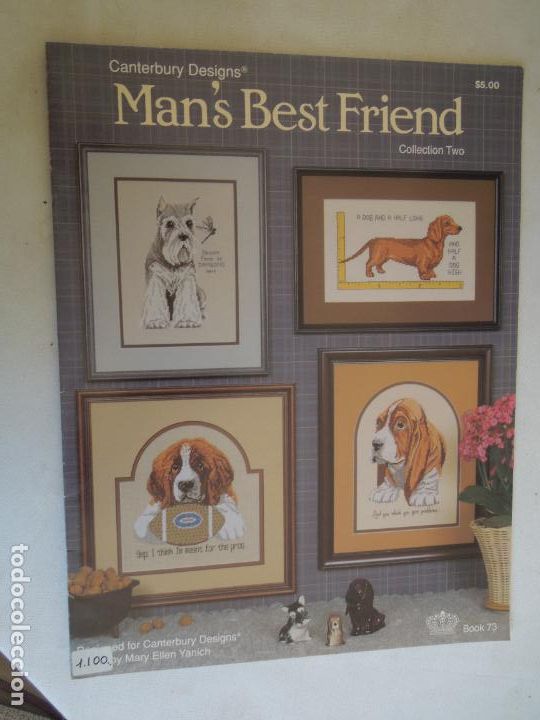 Collection Magazines and Newspapers: MAN'S BEST FRIEND - BOOK 73 MARY ELLEN YANICH - COLLECTION TWO - PUNTO DE CRUZ