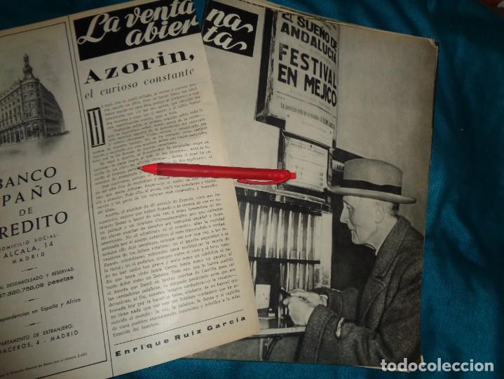 Coleccionismo de Revistas y Peri&oacute;dicos: RECORTE : AZORIN, EL CURIOSO CONSTANTE. MUNDO HISPANICO, MARZO 1960