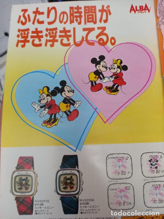Collectionnisme de Revues et Journaux: ANUNCIO RELOJ RETRO MICKEY MOUSE JAPAN DISNEY ALBA