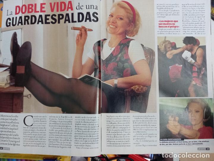 Coleccionismo de Revistas y Peri&oacute;dicos: STEPHANIE CAILLE LA GUARDAESPALDAS DE JULIO IGLESIAS