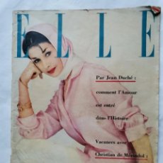 Coleccionismo de Revistas y Periódicos: REVISTA MAGAZINE ELLE JUILLET 1958 EDICIÓN FRANCESA