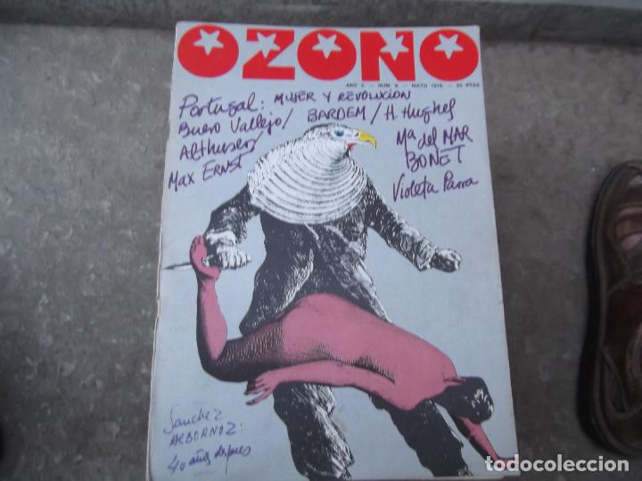 Colecionismo de Revistas e Jornais: ozono n&ordm; 9, m&ordf; del mar bonet, portugal: la mujer y la revolucion, el rock catalan, violeta parra,