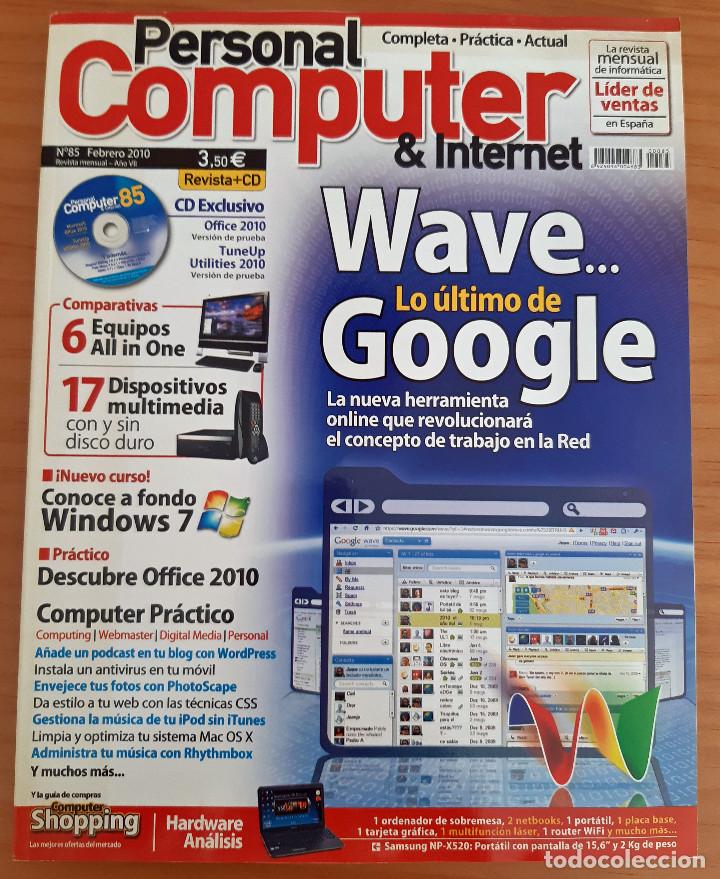 Collectionnisme de Revues et Journaux: PERSONAL COMPUTER - N&Uacute;MERO 85 - A&Ntilde;O 2010 - PERFECTO ESTADO