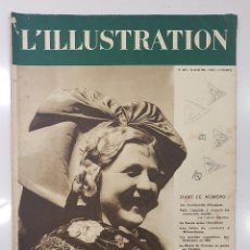 Coleccionismo de Revistas y Periódicos: L'ILLUSTRATION. 1938 Nº 4972. GUERRA CIVIL. AVION CAZA ABATIDO, AVIACIÓN LEGIONARIA ITALIANA