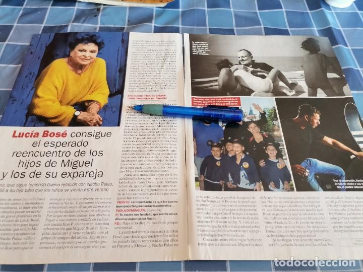 Coleccionismo de Revistas y Peri&oacute;dicos: LUC&Iacute;A BOSE Y MIGUEL BOSE RECORTE REVISTA 2 PAGINAS 2019