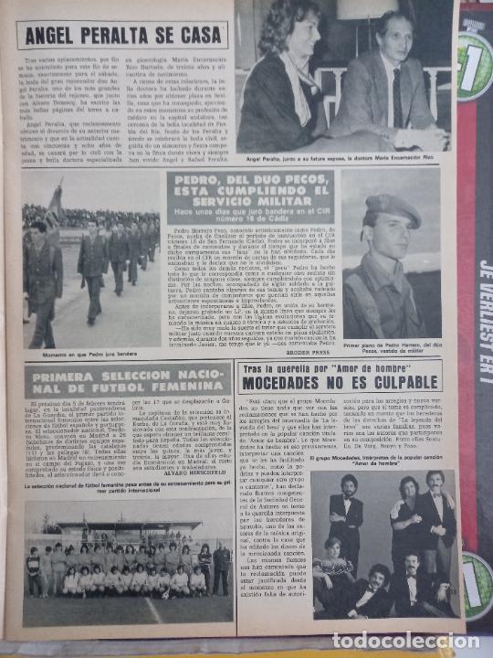 Coleccionismo de Revistas y Peri&oacute;dicos: MOCEDADES ANGEL PERALTA PEDRO PECOS FUTBOL FEMENINO PRIMERA SELECCION