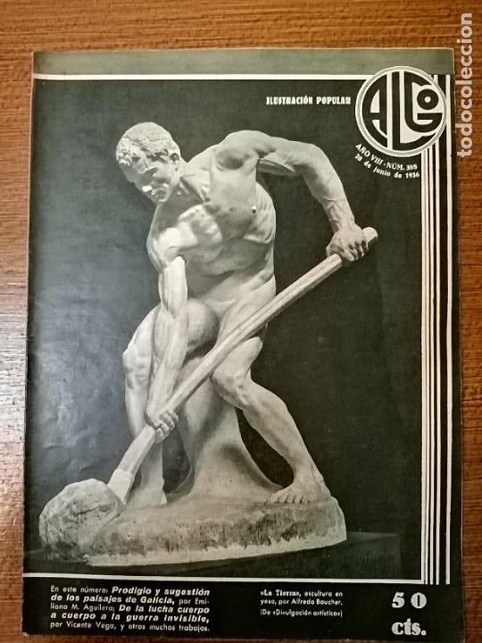 Coleccionismo de Revistas y Peri&oacute;dicos: REVISTA - ALGO- JUNIO 1936--N&deg; 358, COMPLETO, VER FOTOS