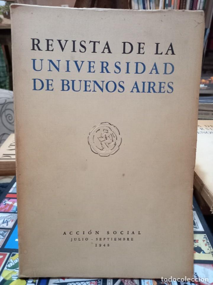Coleccionismo de Revistas y Peri&oacute;dicos: Revista de la Universidad de Buenos Aires / Julio Septiembre de 1948 JUAN RAM&Oacute;N JIM&Eacute;NEZ