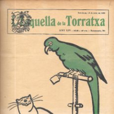 Coleccionismo de Revistas y Periódicos: L'ESQUELLA DE LA TORRATXA, 14.3.1930