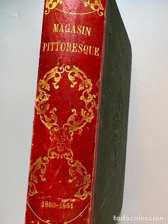 Colecionismo de Revistas e Jornais: MAGASIN PITTORESQUE. Revista francesa ilustrada. Dos a&ntilde;os, 1860-1861