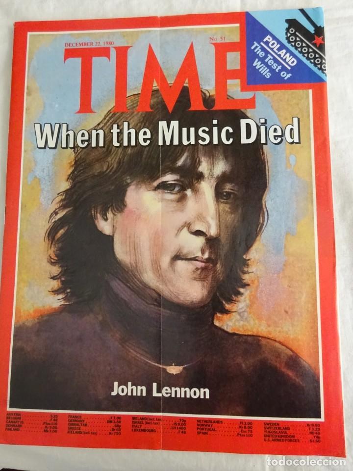 revista time magazine, muerte de john lennon, v - Compra venta en