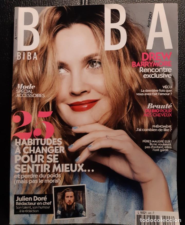 Collection Magazines and Newspapers: DREW BARRYMORE - BIBA - REVISTA - FRANCIA - ABRIL 2017 - EXCELENTE