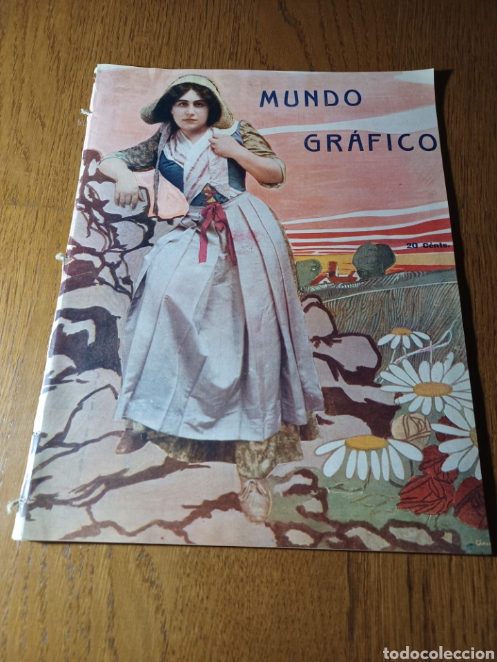 Collection Magazines and Newspapers: REVISTA 1915 INAUGURACI&Oacute;N MONUMENTO HEROES DEL CANEY. BANQUETE CENTRO ASTURIANO. GETAFE ACCIDENTE AV