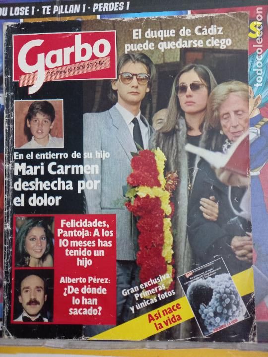 Coleccionismo de Revistas y Peri&oacute;dicos: recorte portada de carmen martinez bordiu isabel pantoja
