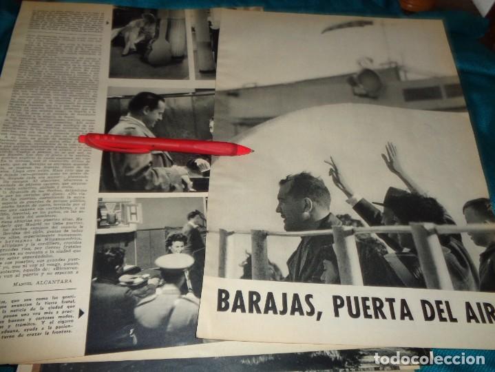 Coleccionismo de revistas y peri&oacute;dicos: RECORTE : EL AEROPUERTO DE BARAJAS. MUNDO HISPANICO, MAYO 1959