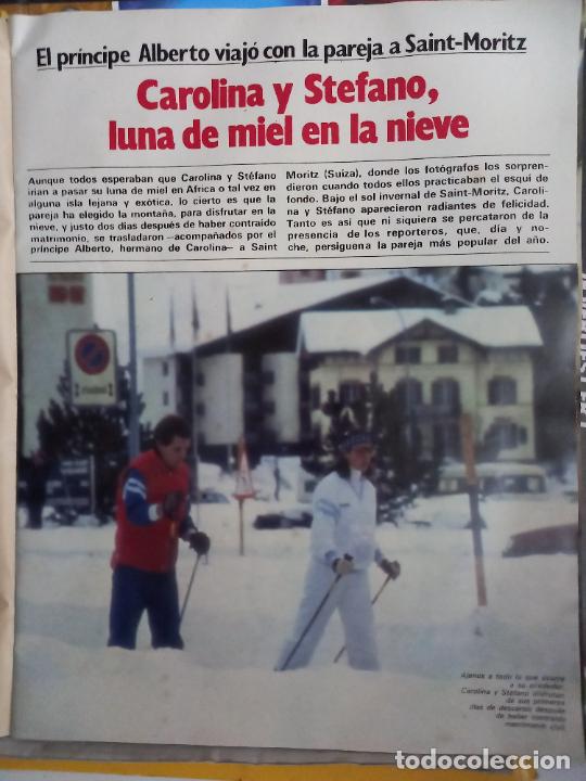 Colecionismo de Revistas e Jornais: carolina de monaco stefano casiraghi en la nieve
