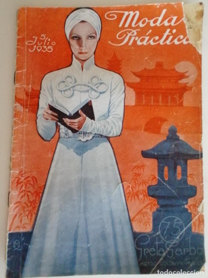 Coleccionismo de Revistas y Peri&oacute;dicos: MODA PRACTICA, N&ordm; 1015, JULIO 1935, PORTADA GRETA GARBO, METRO-GOLDWYN-MAYER