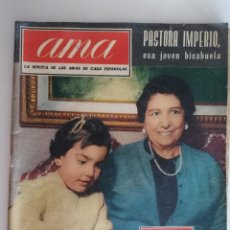 Coleccionismo de Revistas y Periódicos: REVISTA AMA, Nº 68, PORTADA PASTORA IMPERIO, NOVIEMBRE 1962. Lote 352641474