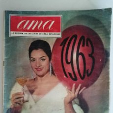 Coleccionismo de Revistas y Periódicos: REVISTA AMA, Nº 72, PORTADA LOLA FLORES, ENERO 1963. Lote 352641799