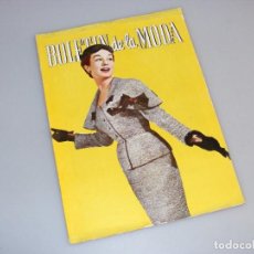 Coleccionismo de Revistas y Periódicos: REVISTA BOLETÍN DE LA MODA - AÑO III - Nº21 - OTOÑO - INVIERNO DE 1954.. Lote 352798764