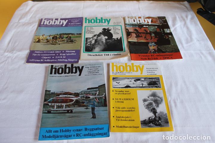 Coleccionismo de revistas y peri&oacute;dicos: LOTE REVISTAS HOOBY N&ordm; 1 1969 1973-74 EN SUECO