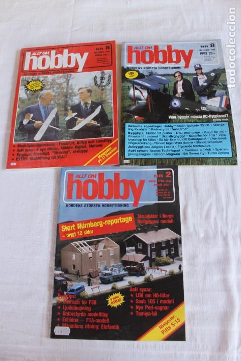Coleccionismo de revistas y peri&oacute;dicos: LOTE REVISTAS HOOBY N&ordm; 2 1985 Y 1986 EN SUECO