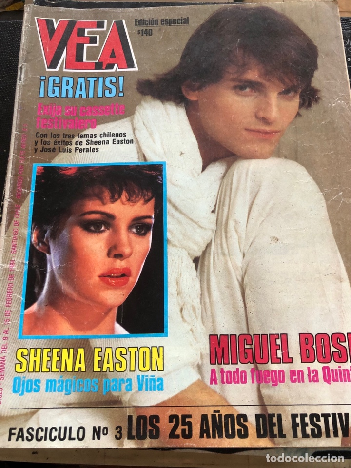 Coleccionismo de Revistas y Peri&oacute;dicos: Miguel Bos&eacute; Revista chilena Vea 01