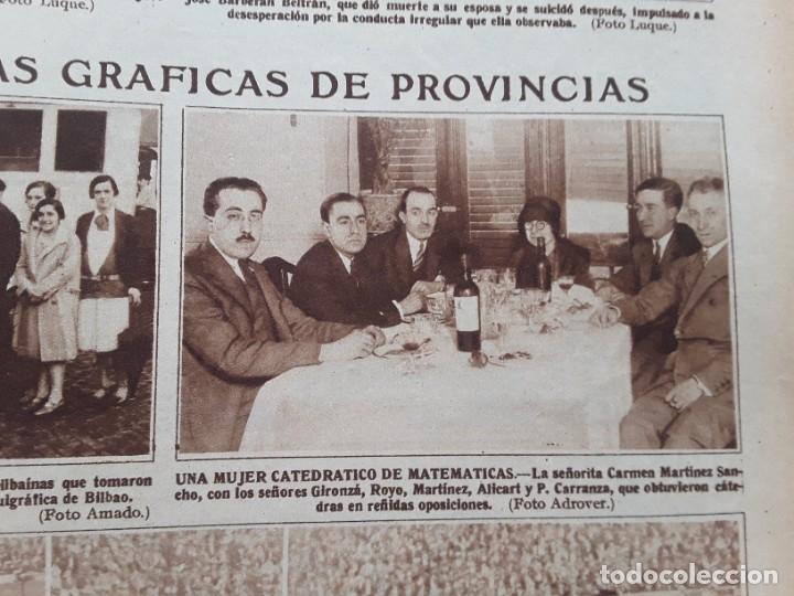 Collezionismo di Riviste e Giornali: UNA MUJER CATEDRATICA DE MATEMATICAS CARMEN MARTINEZ SANCHO HOJA A&Ntilde;O 1928