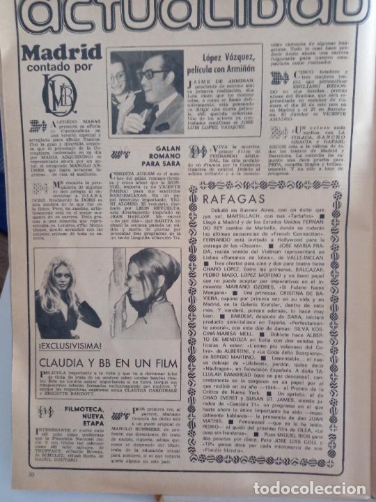 Coleccionismo de Revistas y Peri&oacute;dicos: BRIGITTE BARDOT claudia cardinale bb cc jose luis lopez vazquez sara montiel