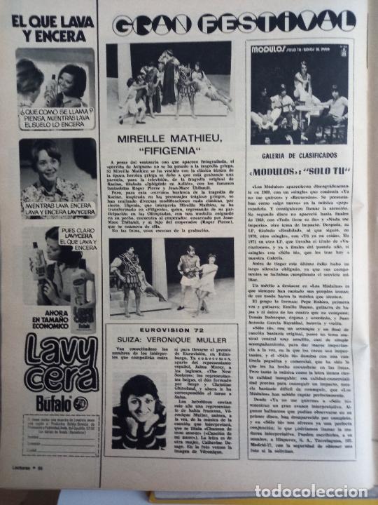 Coleccionismo de Revistas y Peri&oacute;dicos: lavy cera mireille mathieu veronique muller eurovision modulos