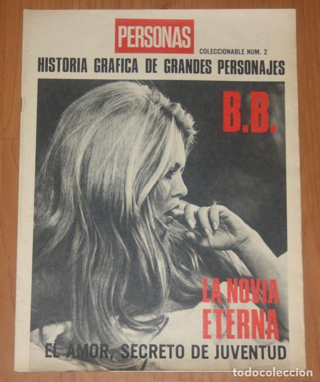 Coleccionismo de Revistas y Peri&oacute;dicos: BRIGITTE BARDOT La Novia Eterna 1973 spain 24 page Personas magazine 71 photos
