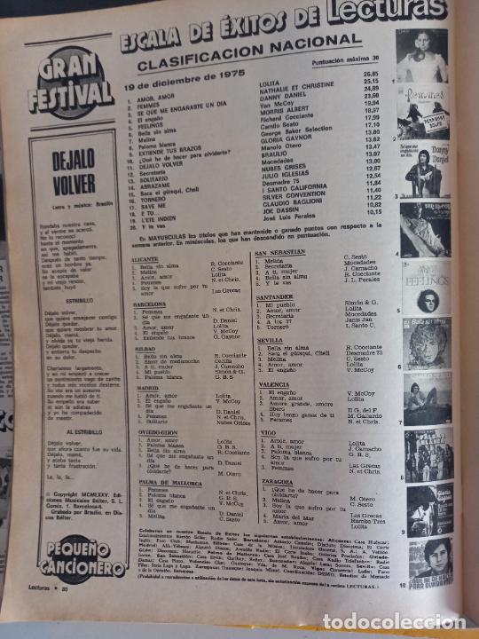 Coleccionismo de Revistas y Peri&oacute;dicos: escala de exitos lolita camilo sesto mocedades