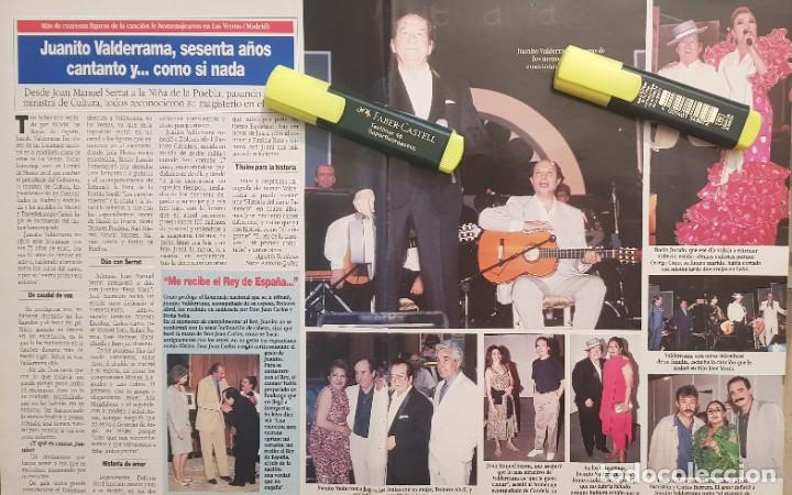 Coleccionismo de Revistas y Peri&oacute;dicos: Reportaje Juanito Valderrama / Roc&iacute;o Jurado / Lola Flores / Serrat / Carlos Herrera 08.07.1994