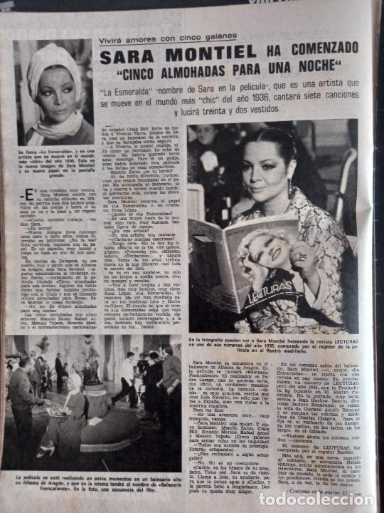Coleccionismo de revistas y peri&oacute;dicos: SARA MONTIEL 5 ALMOHADAS PARA UNA NOCHE