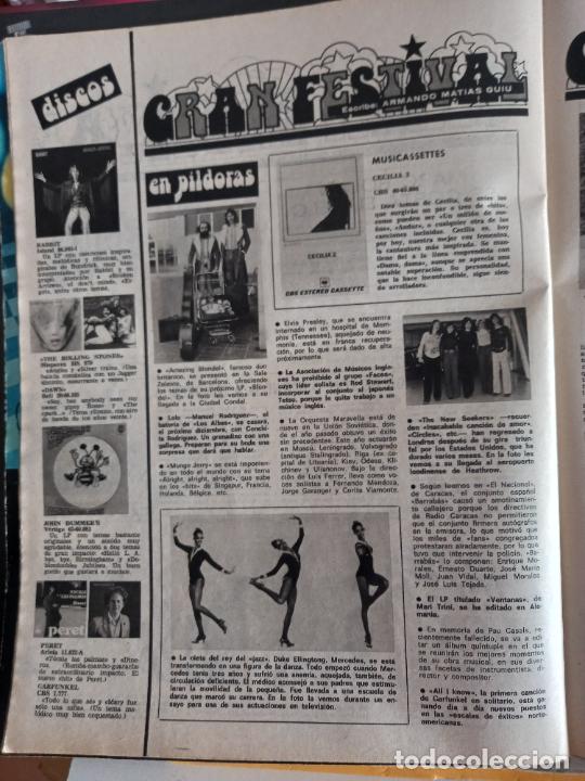 Coleccionismo de Revistas y Peri&oacute;dicos: MERCEDES DUKE ELLINGTON THE NEW SEEKERS CECILIA AMAZING BLONDE PERET GARFUNKEL ROLLING STONES THE