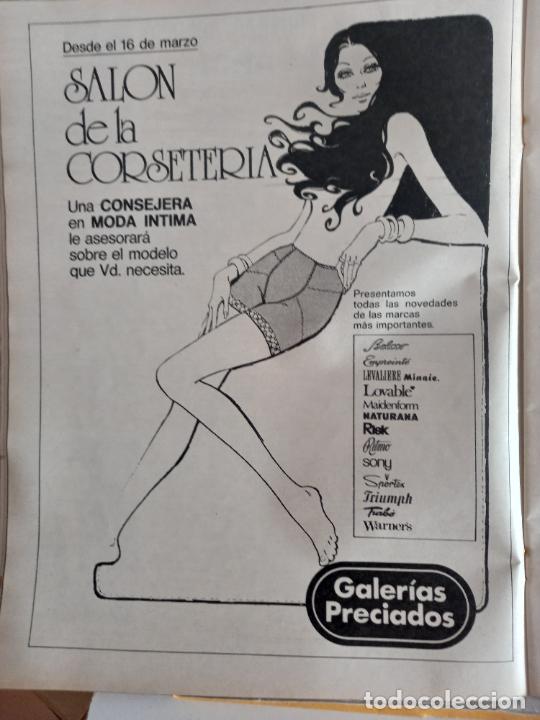 Colecionismo de Revistas e Jornais: anuncio LNECERIA CORSETERIA GALERIAS PRECIADOS