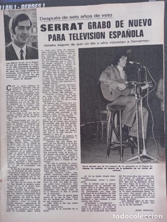 Colecionismo de Revistas e Jornais: JOAN MANUEL SERRAT