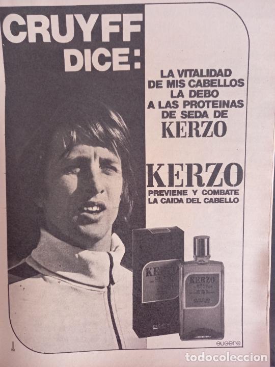Coleccionismo de Revistas y Peri&oacute;dicos: ANUNCIO KERZO CRUYFF